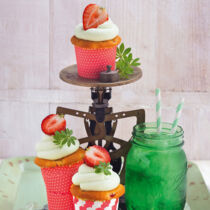 Erdbeer-Waldmeister-Cupcakes Erdbeer-Waldmeister-Cupcakes