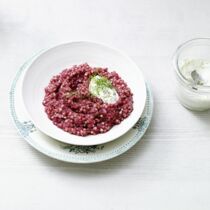 Rote-Bete-Buchweizen-Risotto Rote-Bete-Buchweizen-Risotto