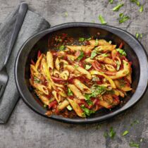 Penne peperonata Penne peperonata