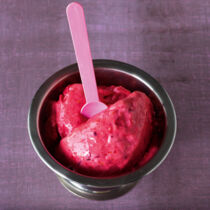 Schnelles Himbeereis Schnelles Himbeereis