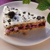 Stracciatella-Brombeer-Torte Stracciatella-Brombeer-Torte