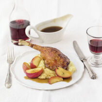 Gans mit Quittenpüree Gans mit Quittenpüree