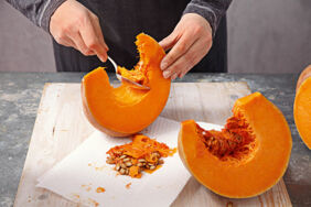 Kürbis richtig vorbereiten Schritt 4 Kürbis richtig vorbereiten Schritt 4