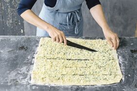 Falttechnik für Zupfbrote Falttechnik für Zupfbrote