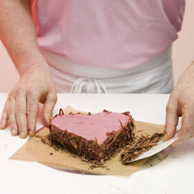 Sahniges Kirschen-Herz Sahniges Kirschen-Herz