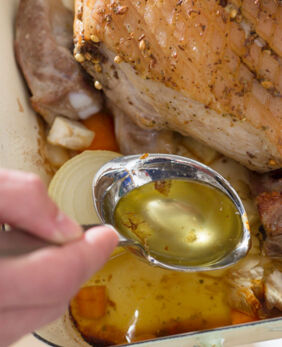 Schweinebraten mit Kruste Schweinebraten mit Kruste