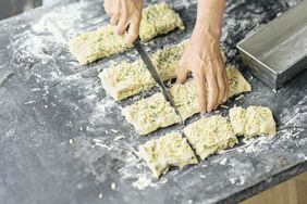 Falttechnik für Zupfbrote Falttechnik für Zupfbrote