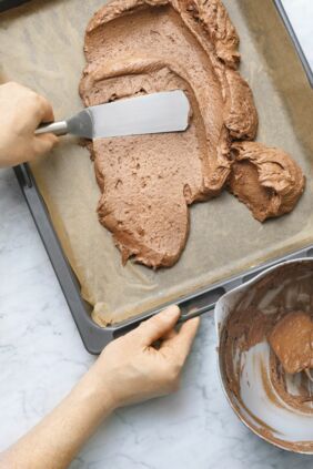 Mousse-au-Chocolat-Schnitten Mousse-au-Chocolat-Schnitten