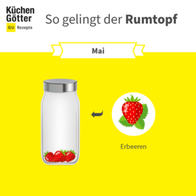 Rumtopf - Mai - Erdbeeren Rumtopf - Mai - Erdbeeren