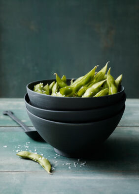 Edamame mit Meersalz Edamame mit Meersalz
