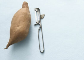 Süßkartoffel Pommes zubereiten Step 1 Süßkartoffel Pommes zubereiten Step 1