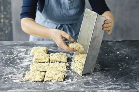 Falttechnik für Zupfbrote Falttechnik für Zupfbrote