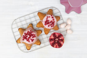 Rüblisterne_Granatapfelglasur Rüblisterne_Granatapfelglasur