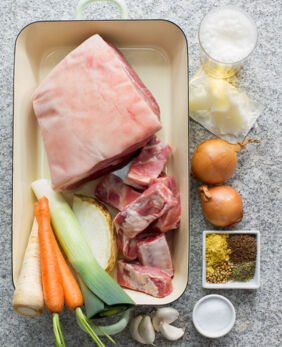 Schweinebraten mit Kruste Schweinebraten mit Kruste