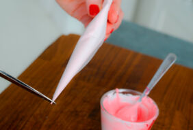 Spritztüte aus Pergament selbermachen Kuchen Unterseite Rezepte Spritztüte-6