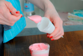 Spritztüte aus Pergament selbermachen Kuchen Unterseite Rezepte Spritztüte-5