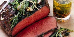 Roastbeef mit lauwarmem Gewürzöl Roastbeef mit lauwarmem Gewürzöl