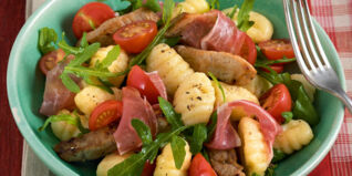 Kalbfleisch-Gnocchi-Salat