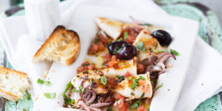 Tintenfische mit Tomaten und Oliven Tintenfische mit Tomaten und Oliven