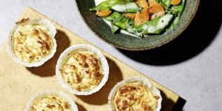 Fischküchlein mit Frühlingsgemüse Fischküchlein mit Frühlingsgemüse