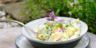 Kartoffelsalat mit Kräutern Kartoffelsalat mit Kräutern