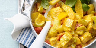 Gelbes Fischcurry Gelbes Fischcurry