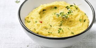 Süßkartoffel-Püree mit Sellerie Süßkartoffel-Püree mit Sellerie