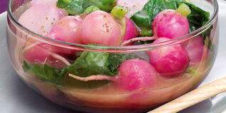 Glasierte Radieschen Glasierte Radieschen