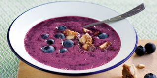 Heidelbeer-Vanille-Kaltschale Heidelbeer-Vanille-Kaltschale