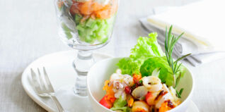 Räucherlachs-Gurken-Salat Räucherlachs-Gurken-Salat