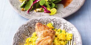 Wintersalat mit Wildhasenfilets Wintersalat mit Wildhasenfilets