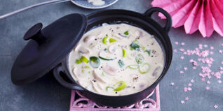 Vier-Käse-Suppe mit Pilzen Vier-Käse-Suppe mit Pilzen