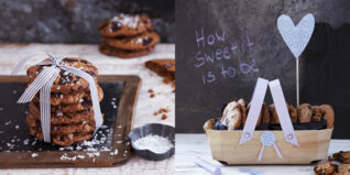 Geschenke aus der Küche Cookies im Körbchen verpacken Geschenke aus der Küche Cookies im Körbchen verpacken