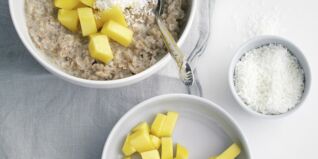 Porridge mit Mango Porridge mit Mango