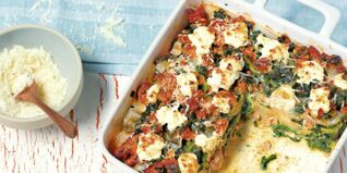 Salsicce-Spinat-Lasagne Salsicce-Spinat-Lasagne