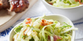 Krautsalat mit Speck Krautsalat mit Speck