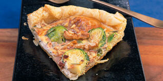 Rosenkohl-Ziegenkäse-Tarte Rosenkohl-Ziegenkäse-Tarte