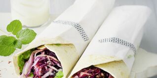 Wraps mit Linsen und Kohl Wraps mit Linsen und Kohl