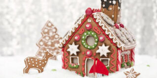 Buntes Lebkuchenhaus Buntes Lebkuchenhaus