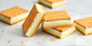 Keks-Sandwich mit Vanillecreme Keks-Sandwich mit Vanillecreme