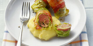 Wirsingrouladen mit Lammhack Wirsingrouladen mit Lammhack