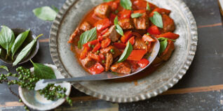 Lamm mit grünem Pfeffer Lamm mit grünem Pfeffer