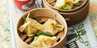 Gedämpfte Wan-Tan Gedämpfte Wan-Tan