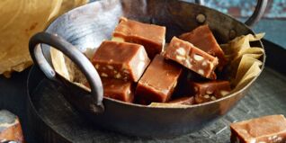 Vollmilch-Erdnuss-Fudge Vollmilch-Erdnuss-Fudge