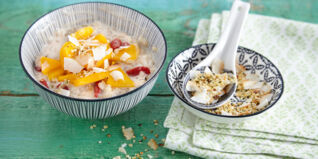 Kokos-Milchreis mit Mango Kokos-Milchreis mit Mango