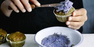 Grüne Hafer-Heidelbeer-Muffins Grüne Hafer-Heidelbeer-Muffins