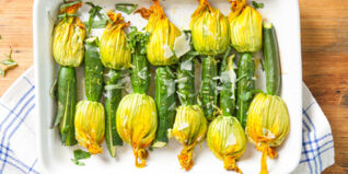 Gefüllte Zucchiniblüten Gefüllte Zucchiniblüten