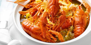 Flusskrebserl aus dem Wurzelsud Flusskrebserl aus dem Wurzelsud