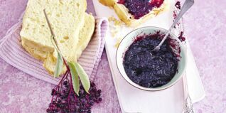 Hollerkonfitüre mit Birnen Hollerkonfitüre mit Birnen