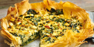 Petersilienwurzel-Spinat-Quiche Petersilienwurzel-Spinat-Quiche